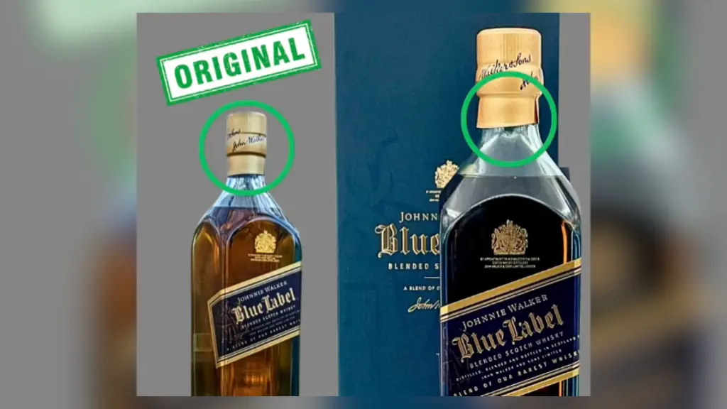 real blue label liquor