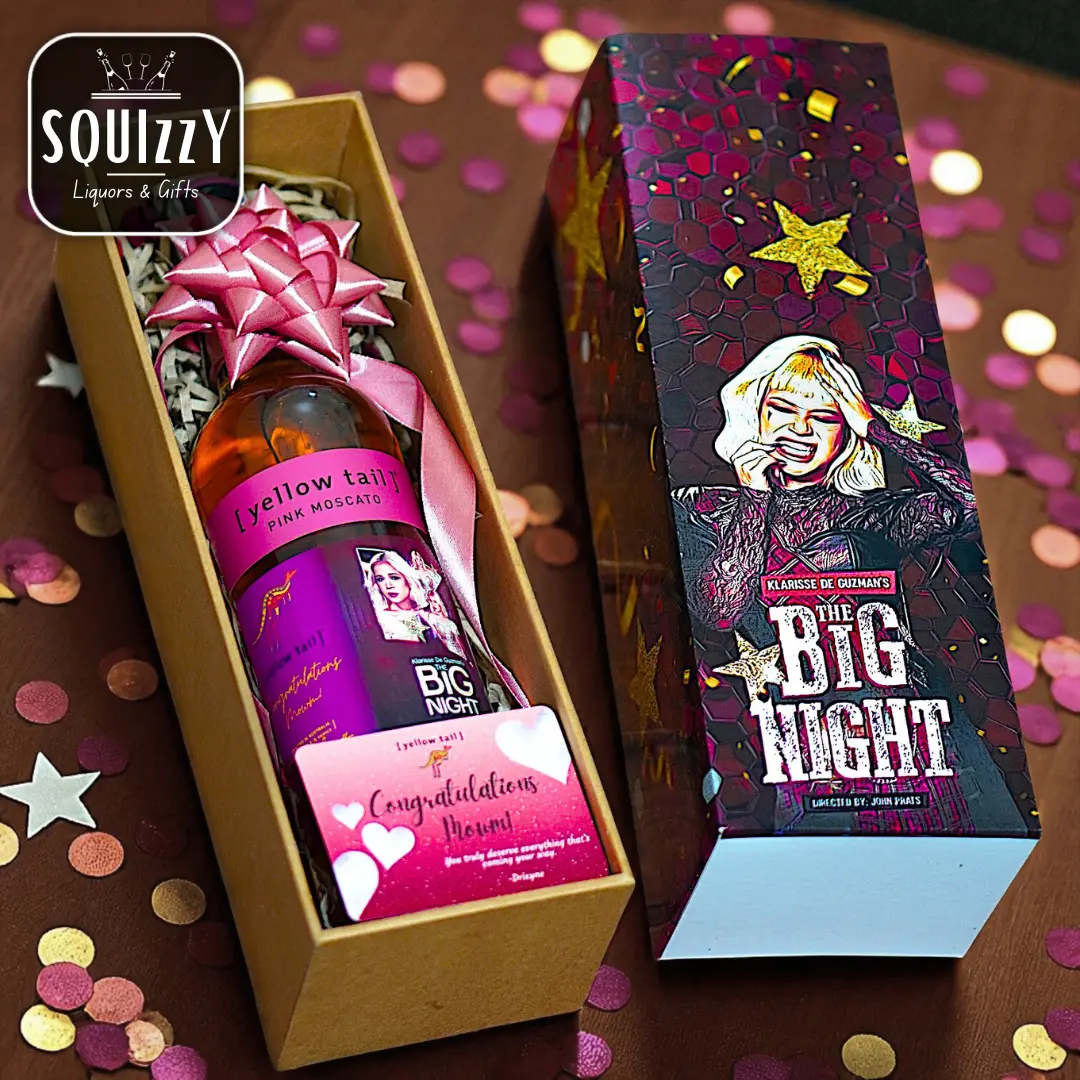 Customized liquor bottles with premium gift packaging