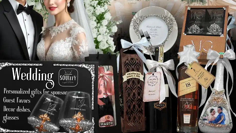 corporate liquor gift sets with custom engraved bottles and logo branding Philippines
