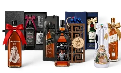 Gifting Studio Banner - Customization of liquors & wines for Birthdays, Weddings and other events