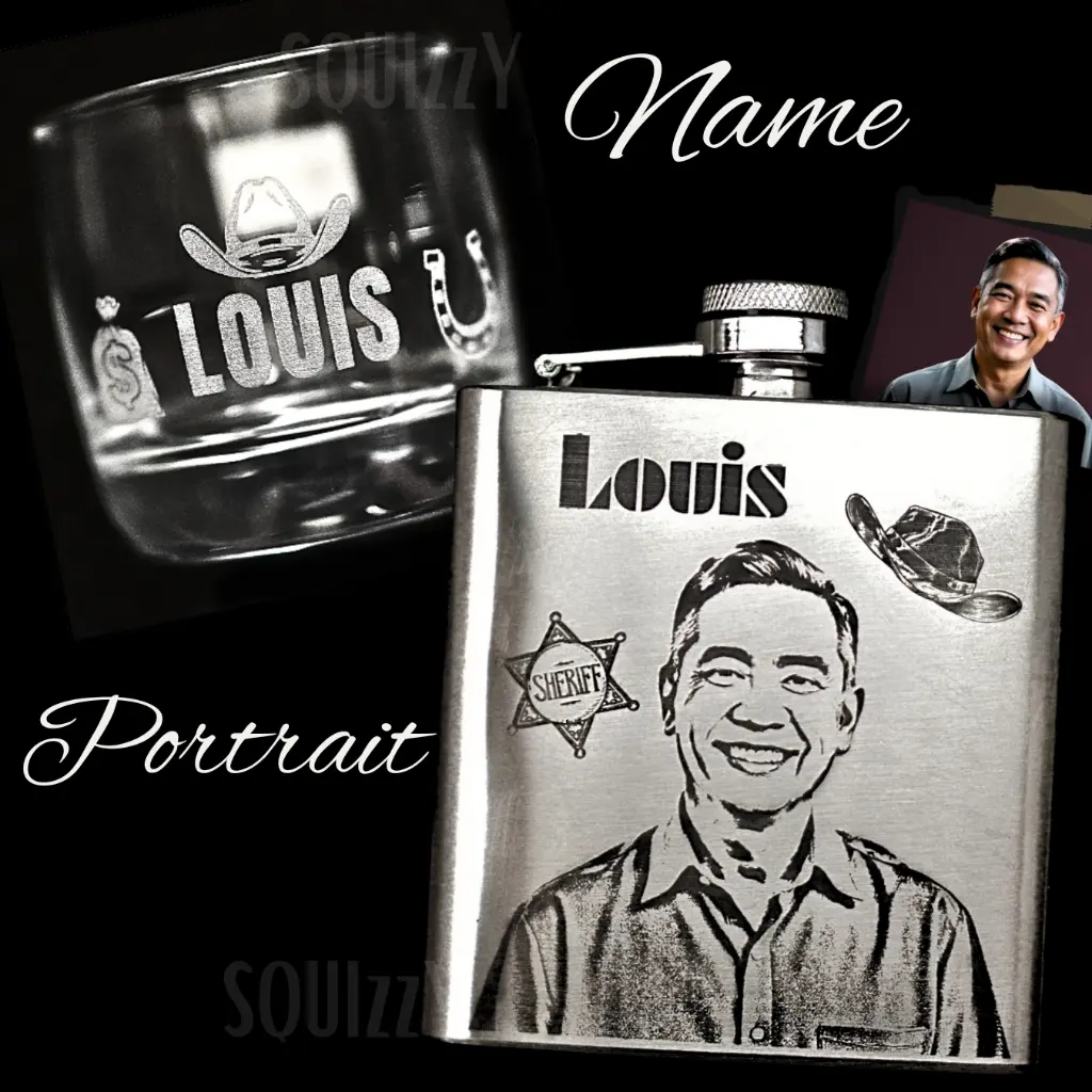 Flask and whisky glass engraved.webp