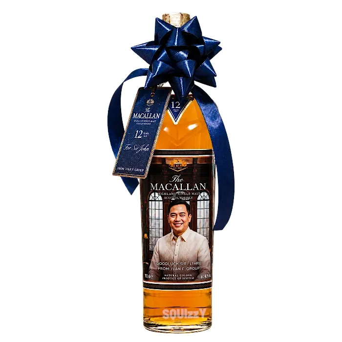 Macallan Whisky with Customized Label - Squizzy Liquors & Gifts Metro Manila.webp
