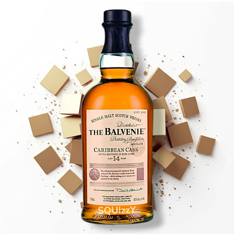 Balvenie 14 Year Caribbean Cask Single Malt Scotch Whisky 700mL