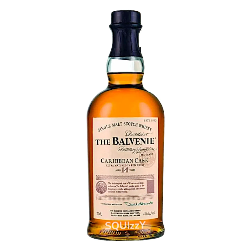 Balvenie 14 Year Caribbean Cask Single Malt Scotch Whisky 700mL
