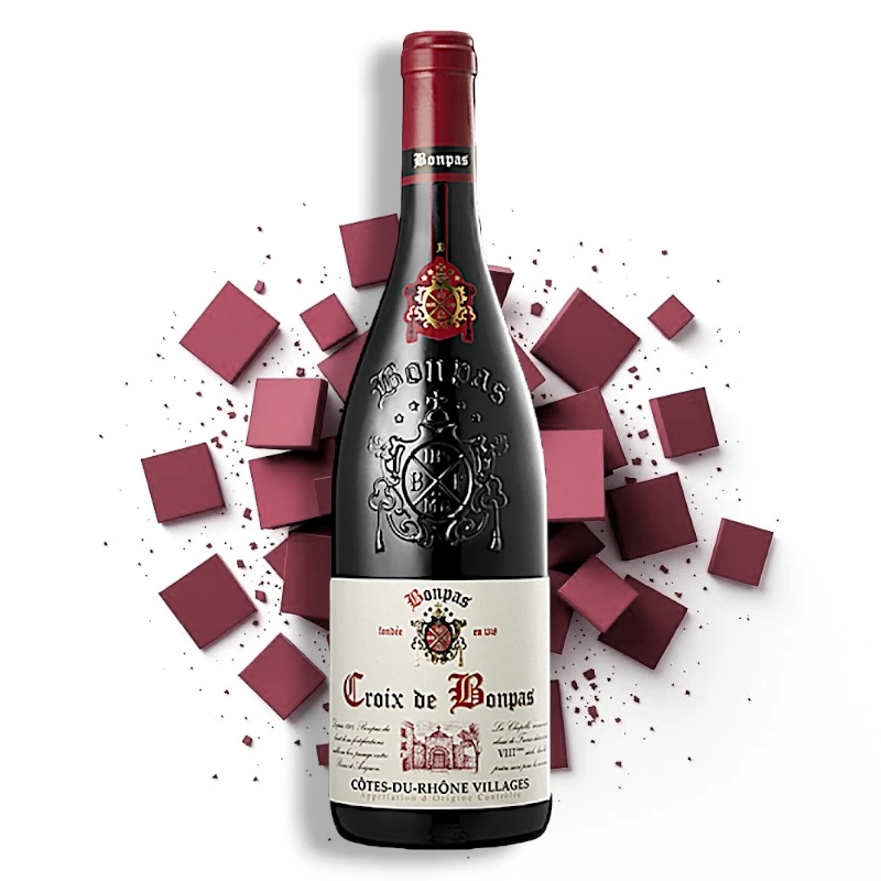 Bonpas Cotes-Du-Rhone Red Wine 750mL
