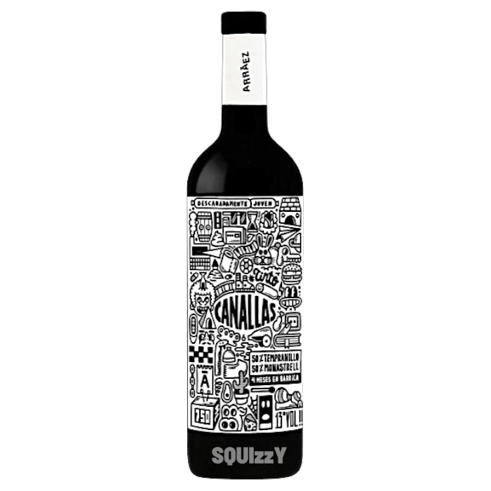 Bodegas Canallas Tempranillo & Monastrell Red Wine 750mL