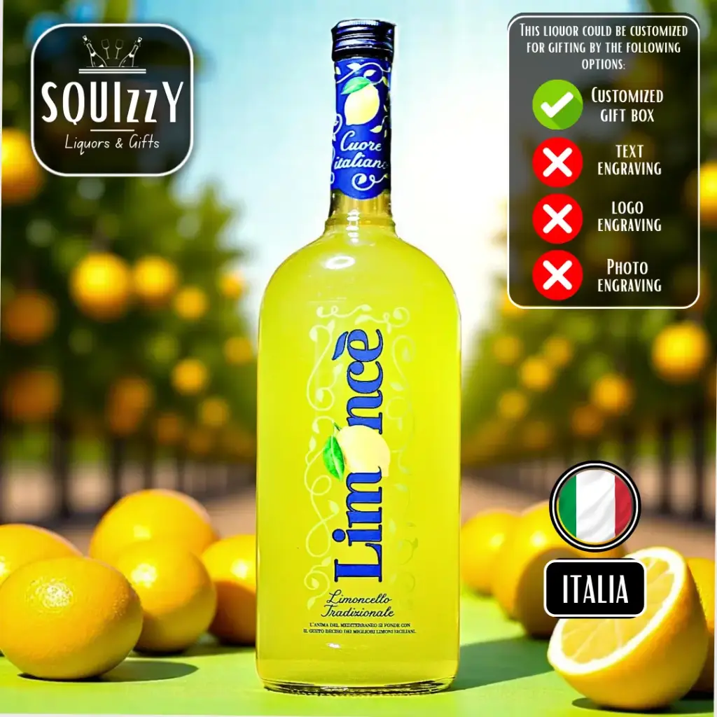 Limonce Classic Limoncello Liqueur 1 Liter