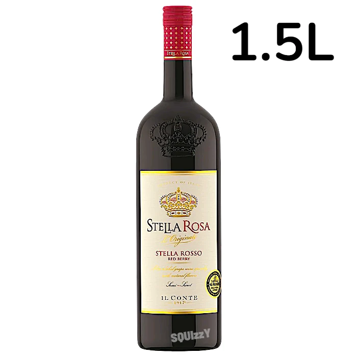 Stella Rosa Red Berry Italian Semi-sweet Red Wine 1.5L