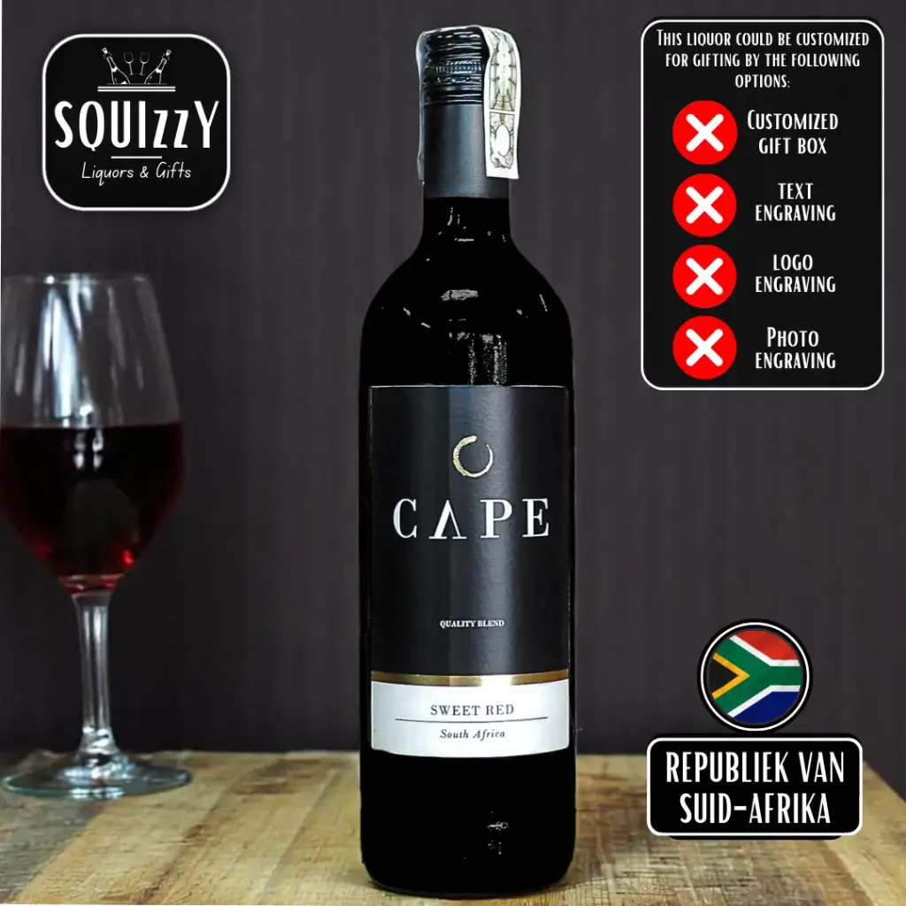 Cape Sweet Red wine South Africa 750ml