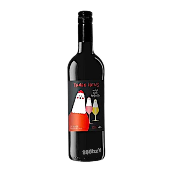 Three Hens La Mancha Blended Red Wine 750mL