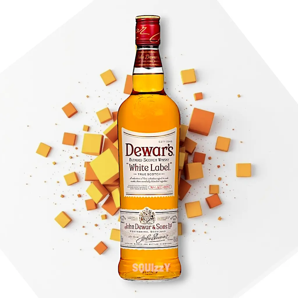 Dewars White Label Blended Scotch whisky 750mL