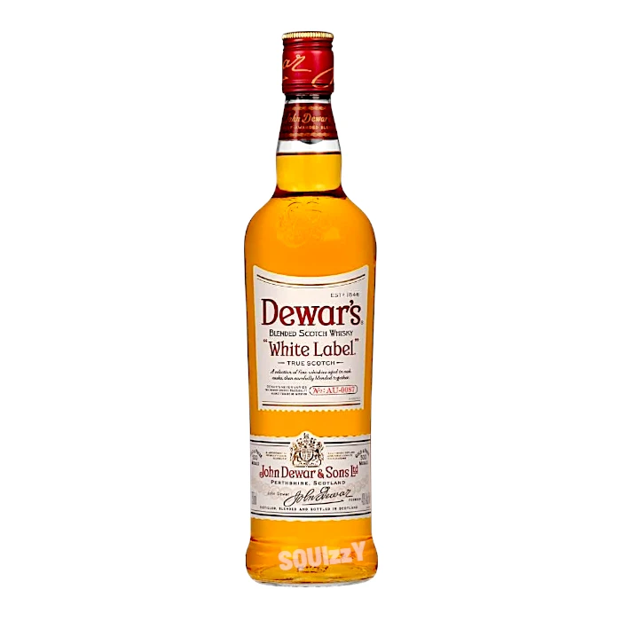Dewars White Label Blended Scotch whisky 750mL