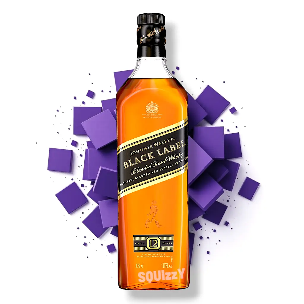 Johnnie Walker Black Label Blended Scotch whisky 1L