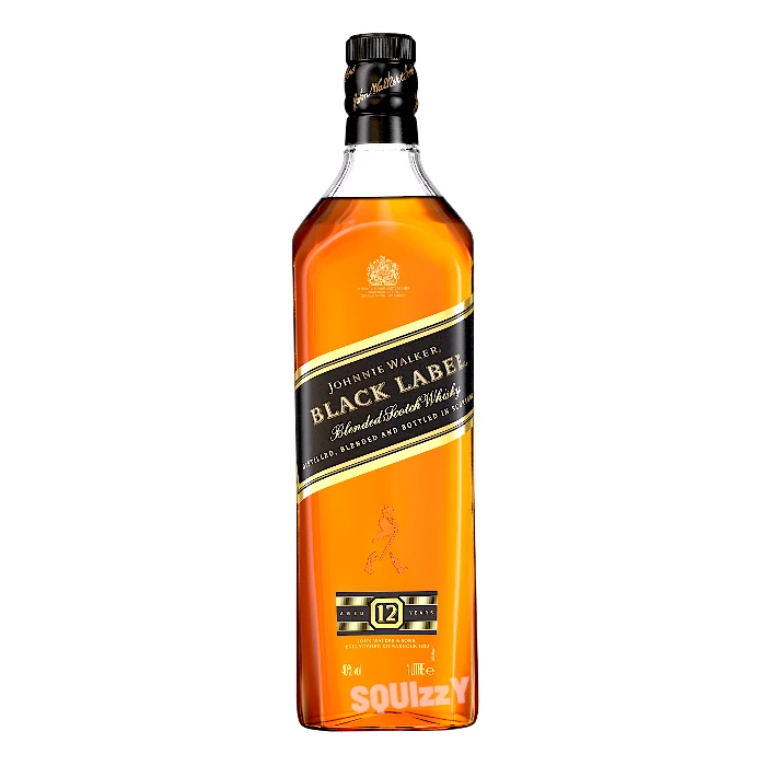 Johnnie Walker Black Label Blended Scotch whisky 1L
