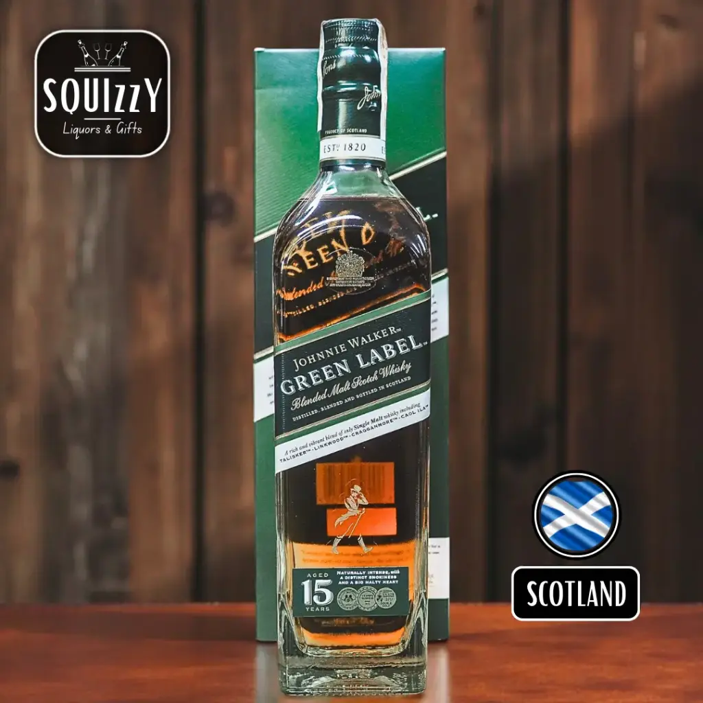 Johnnie Walker Green Label 15 years Blended Scotch whisky 750ml