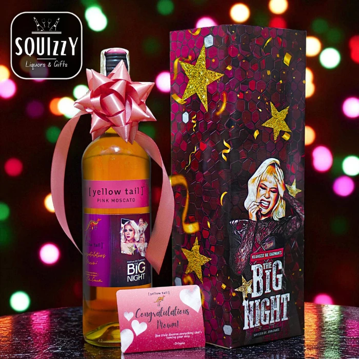 Custom Photo Glossy Gift Box for Wine & Spirits (Single Bottle)