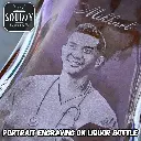 ENGRAVING of PHOTO & TEXT on bottle