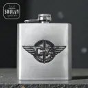 Hip flask with Name, Text or Logo Engraving