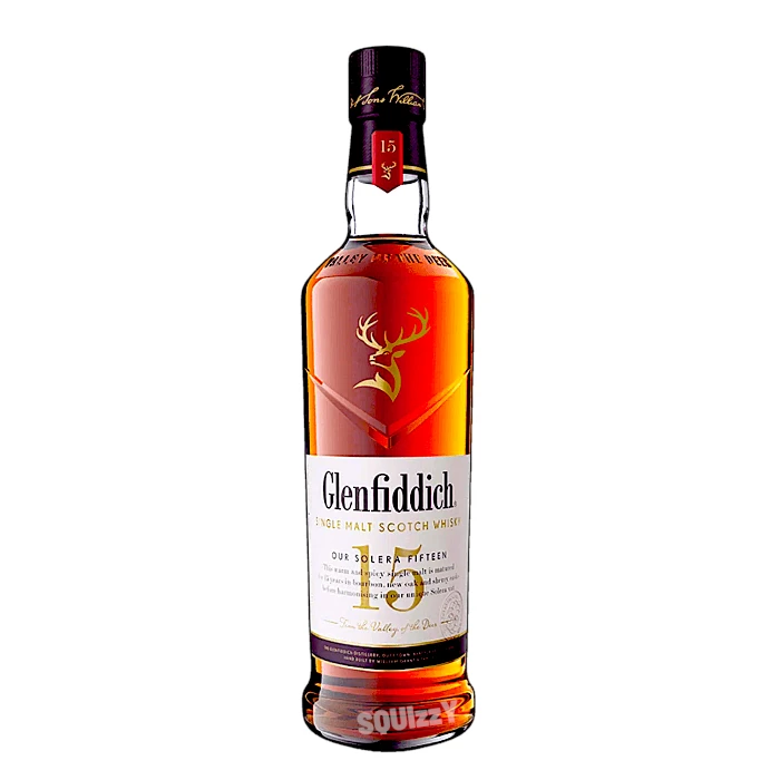 Glenfiddich 15 Years Solera Single Malt Scotch Whisky 700mL