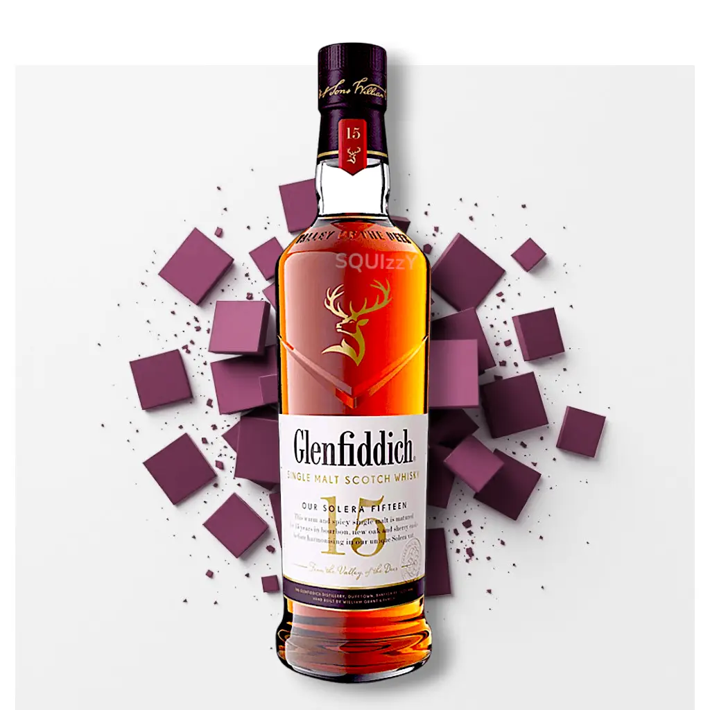Glenfiddich 15 Years Solera Single Malt Scotch Whisky 700mL