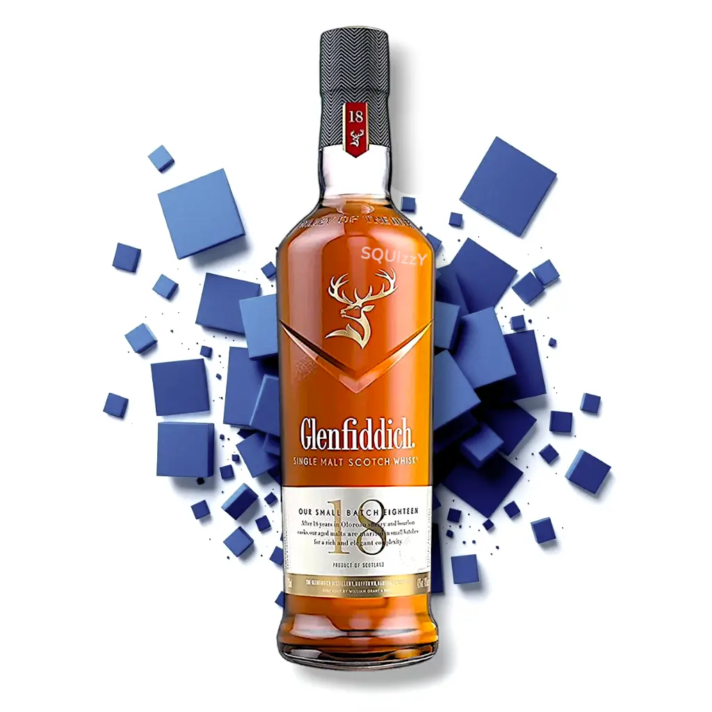 Glenfiddich 18 Years Single Malt Scotch Whisky 700mL