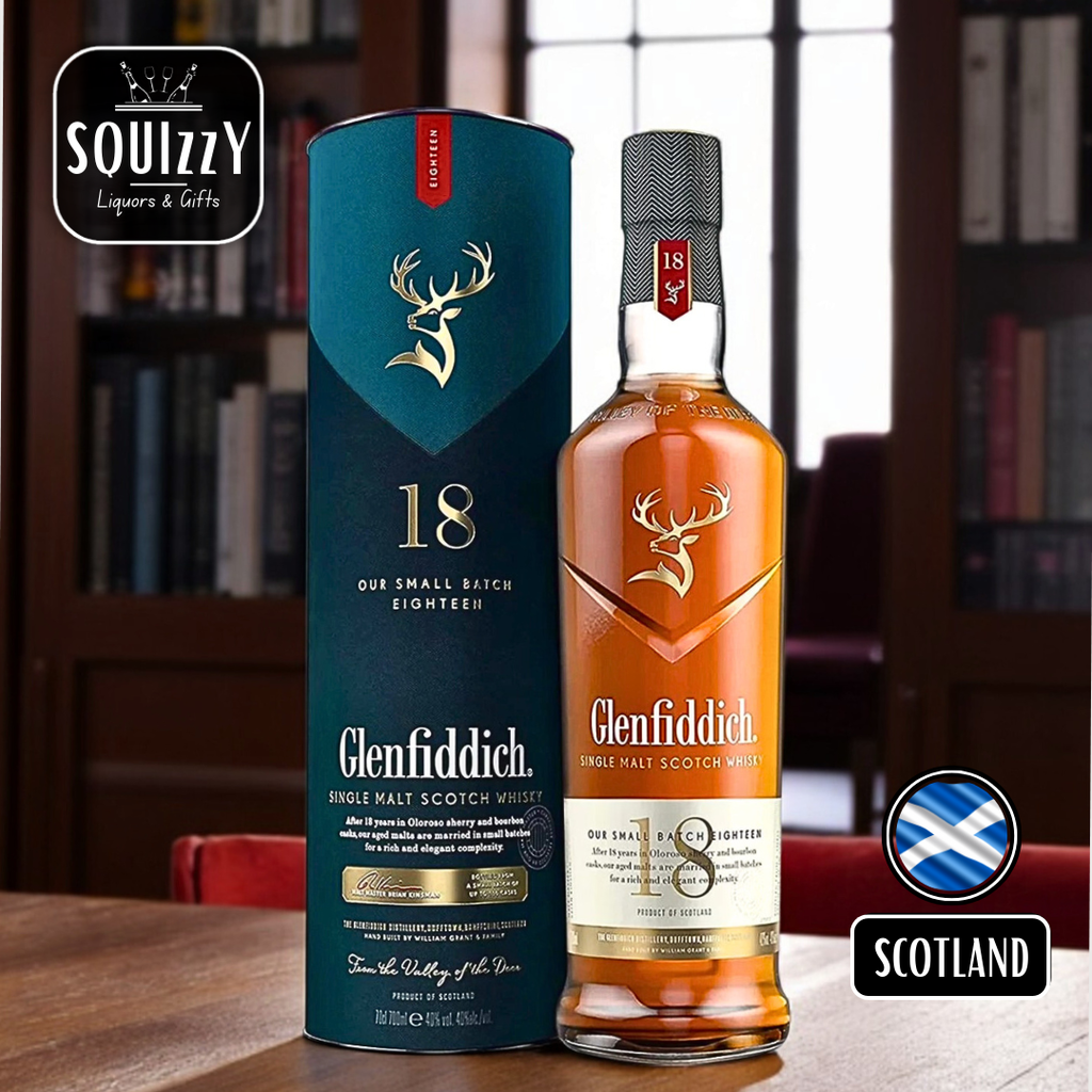 Glenfiddich 18 Years Single Malt Scotch whisky 700mL