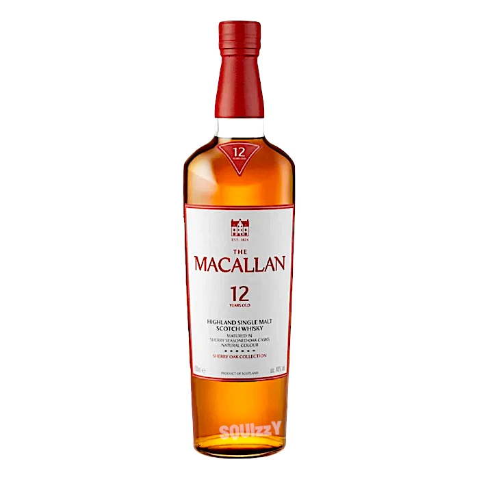 Macallan 12 Years Sherry Oak Cask Single Malt Scotch whisky 700mL