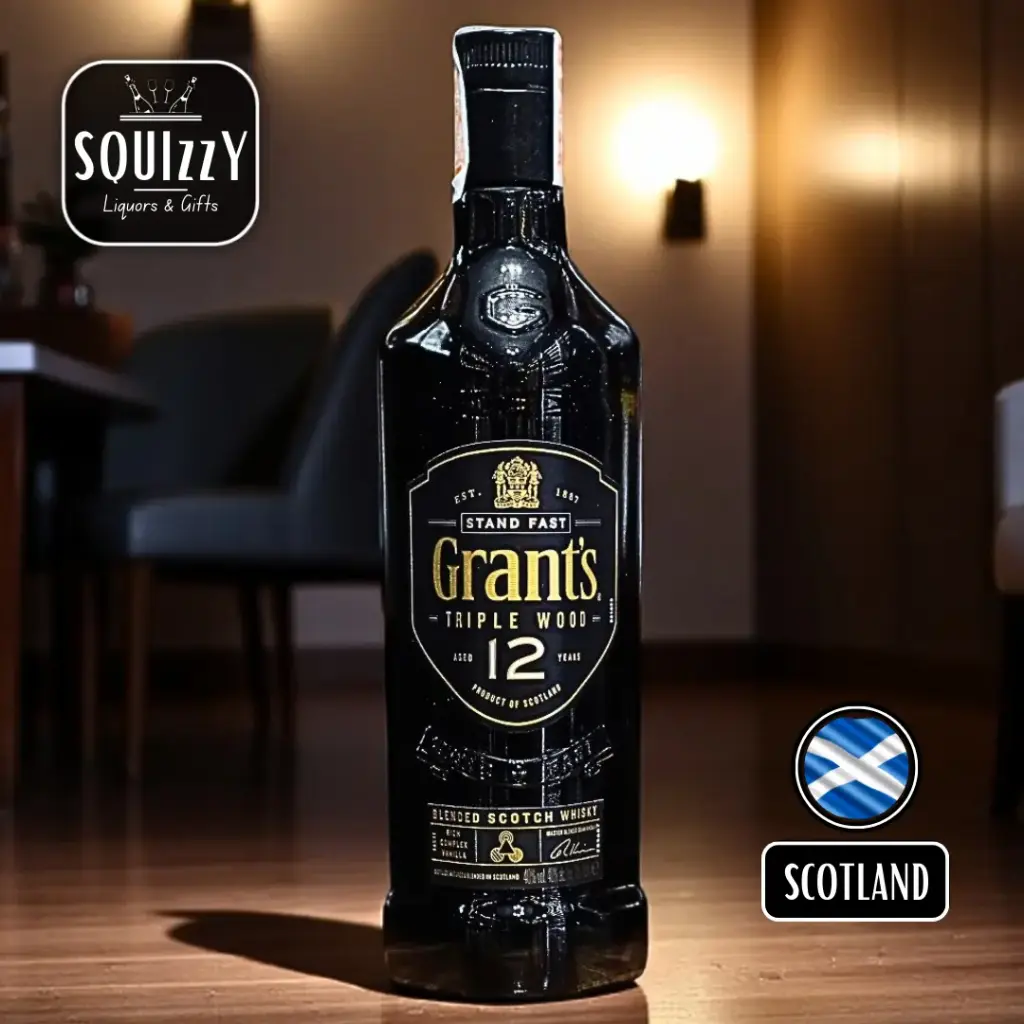 Grants 12 years Triple Wood Blended Scotch whisky 700mL