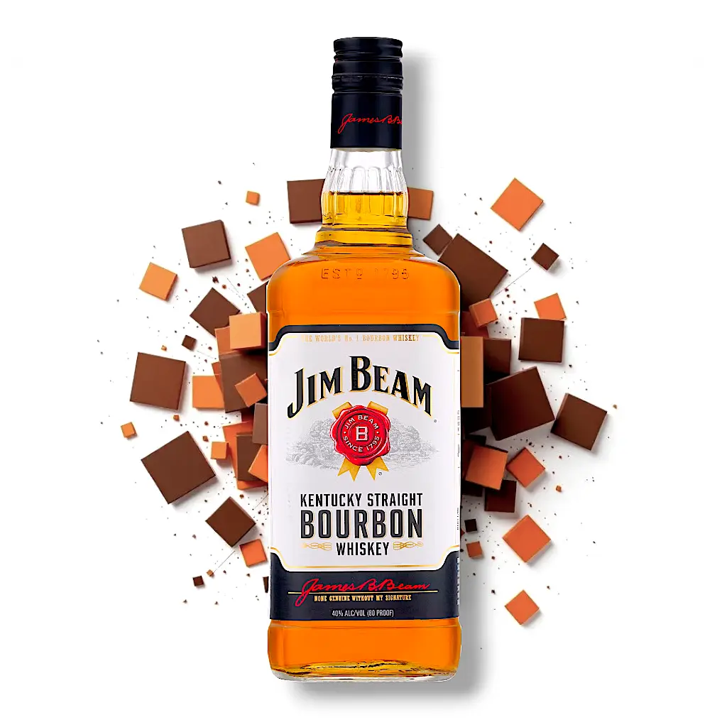 Jim Beam Kentucky Straight Bourbon Whiskey 1L