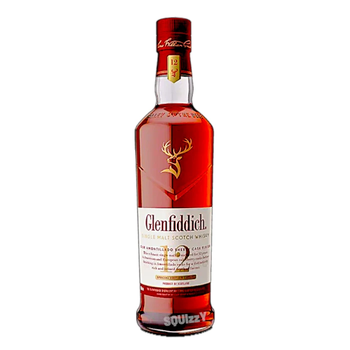 Glenfiddich 12 Years Sherry Cask Single Malt Scotch Whisky 700mL