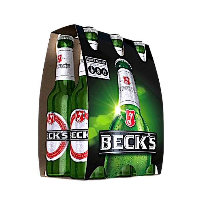 Beck's German Lager beer 275ml - Bundle of 6 btls