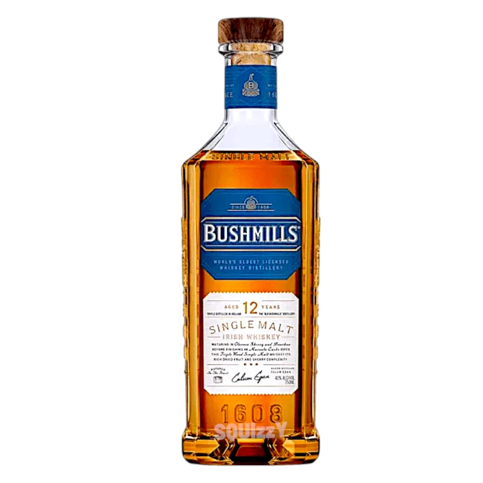 Bushmills 12 Years Single Malt Irish Whiskey 700mL