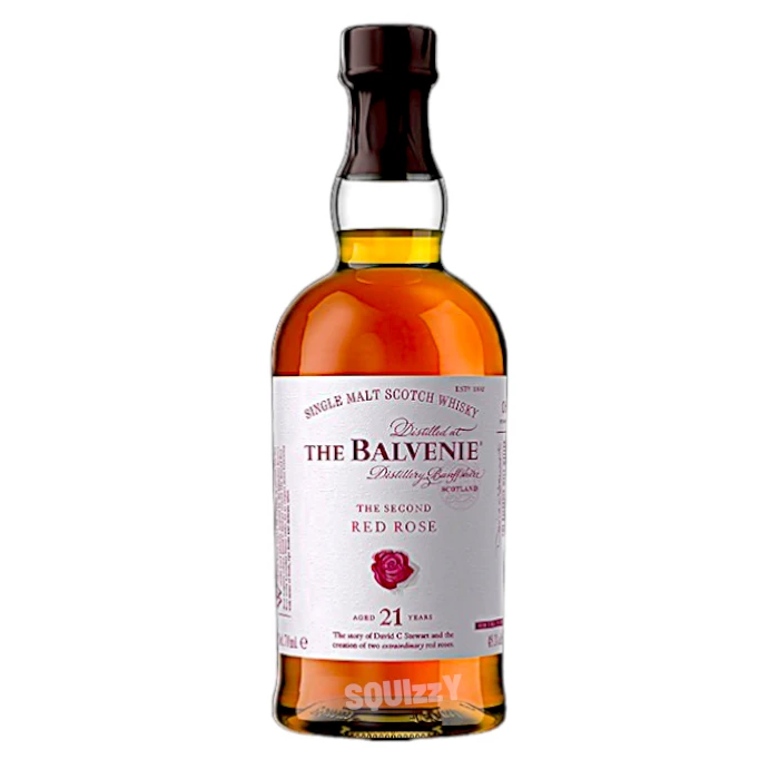 Balvenie Second Red Rose 21 Years Single Malt Scotch Whisky 700mL