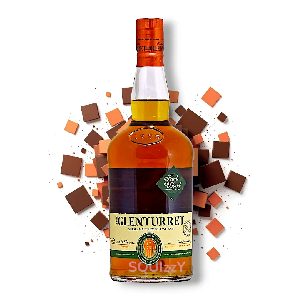 Glenturret Triple Wood Single Malt Scotch whisky 700mL