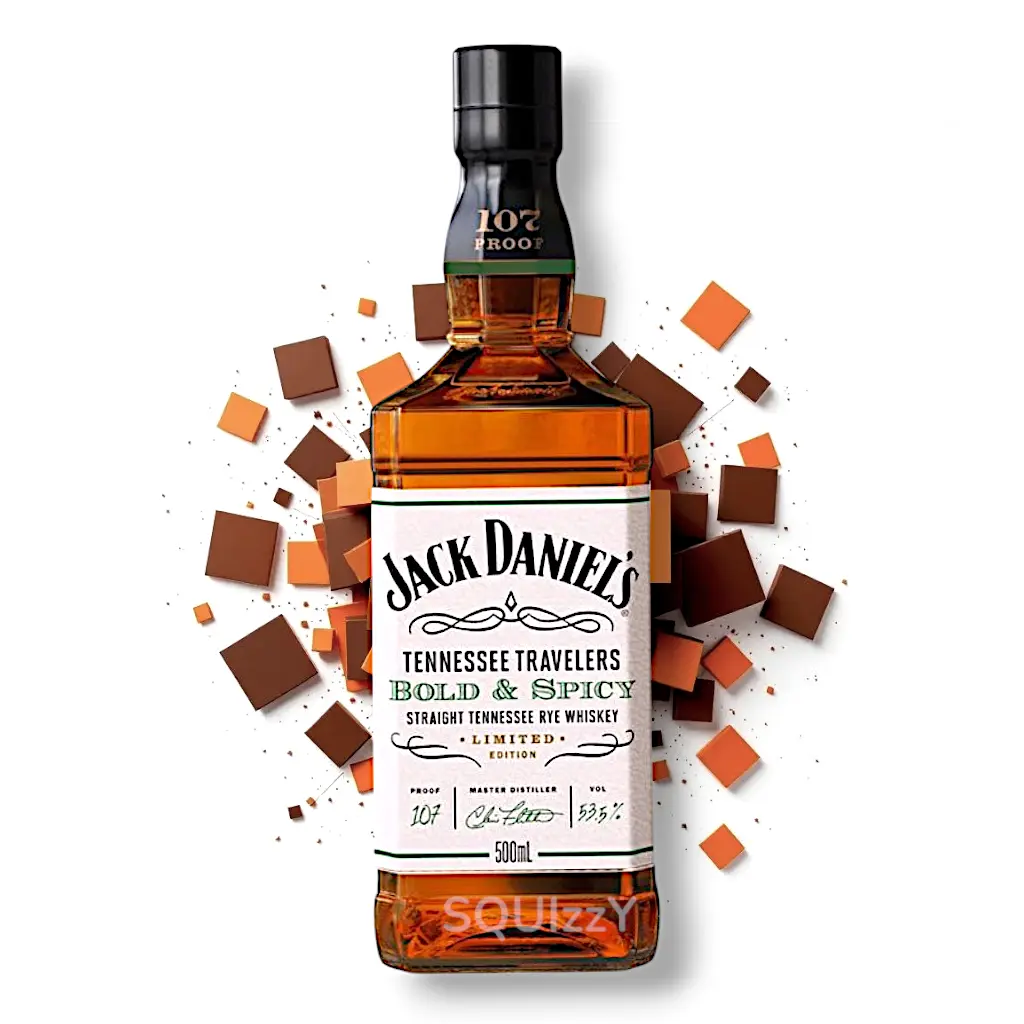Jack Daniel's Tennessee Travelers Bold & Spicy Whiskey 500mL