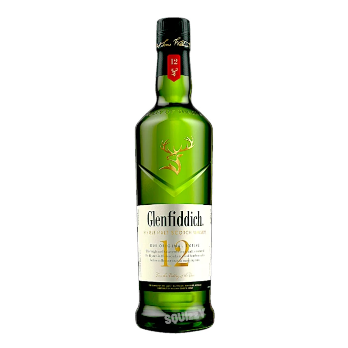 Glenfiddich 12 Years Single Malt Scotch Whisky 700mL