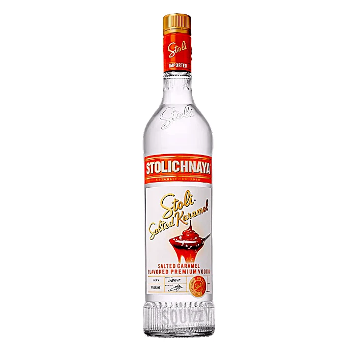 Stoli Salted Caramel Flavoured Vodka 750mL