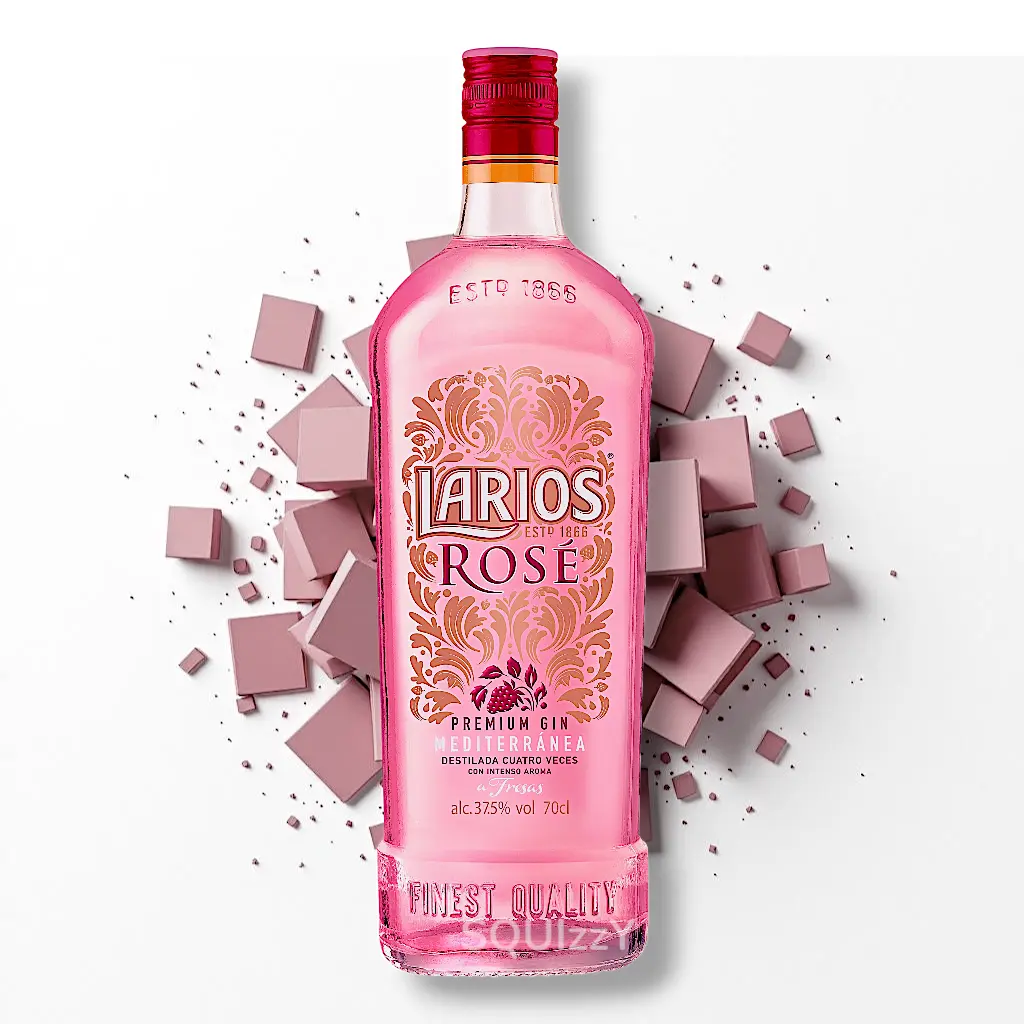 Larios Mediterranean Rose Flavoured Gin 700mL