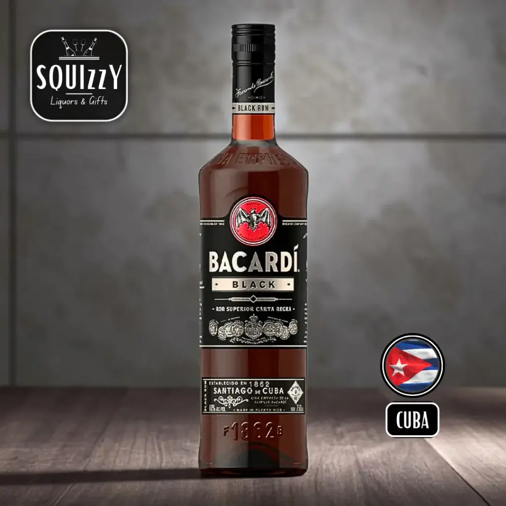 Bacardi Carta Negra Black Rum 750ml