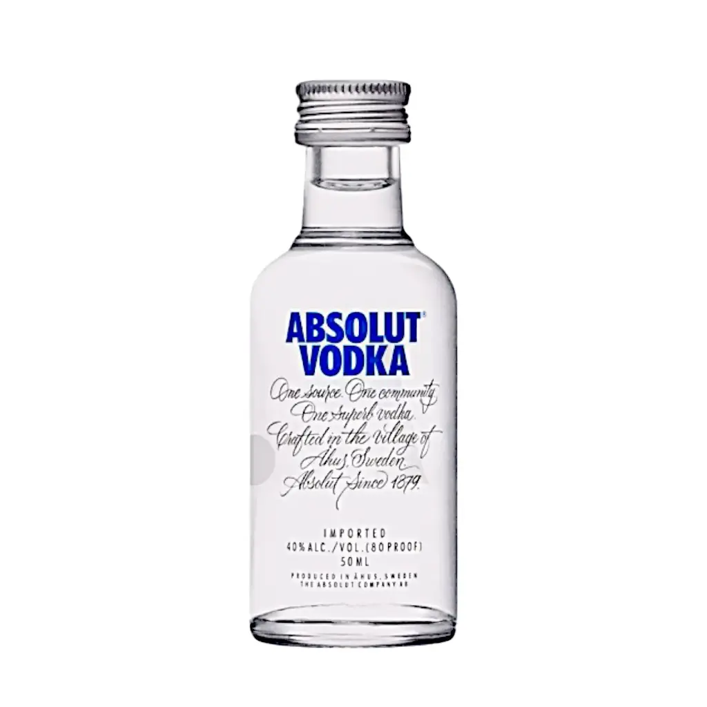 Absolut Blue Original Vodka Miniature 50mL