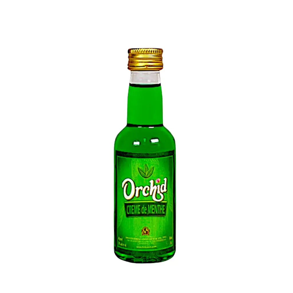 Orchid Creme de Menthe Liqueur Miniature 50mL