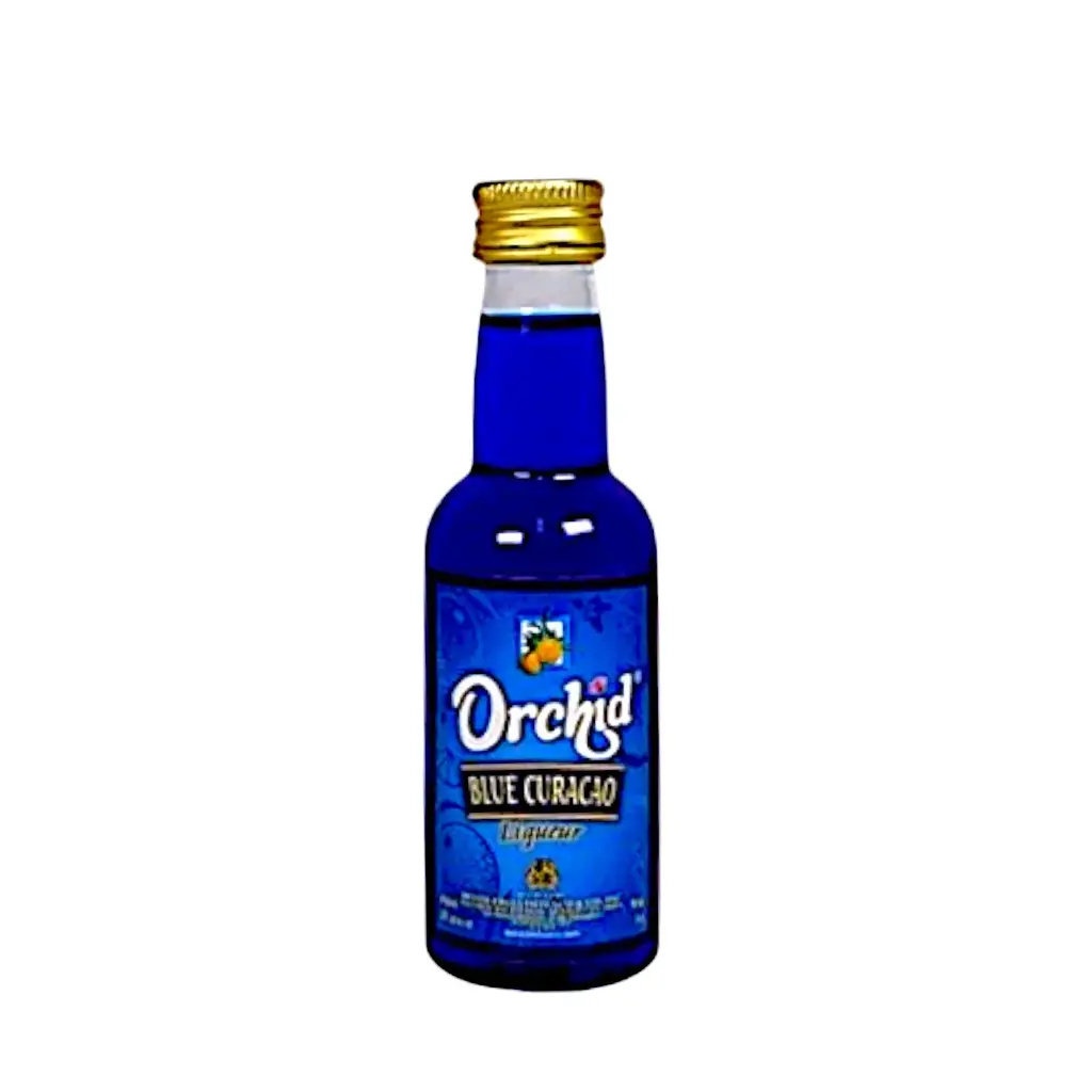 Orchid Blue Curacao Liqueur Miniature 50mL