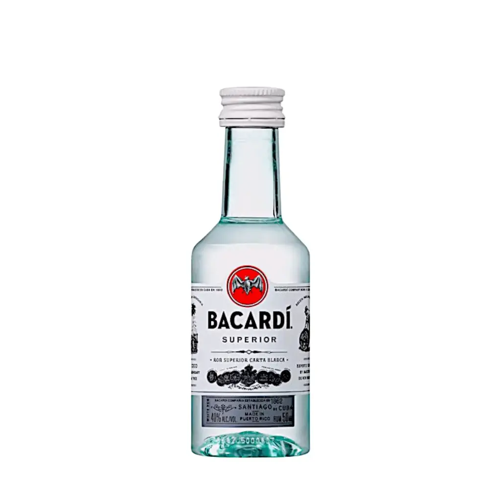 Bacardi Superior White Rum Miniature 50mL