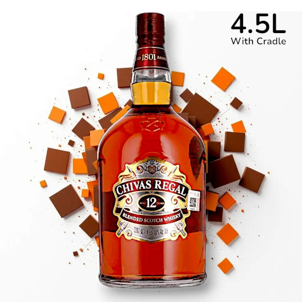 Chivas Regal 12 Years Whisky with Cradle 4.5L