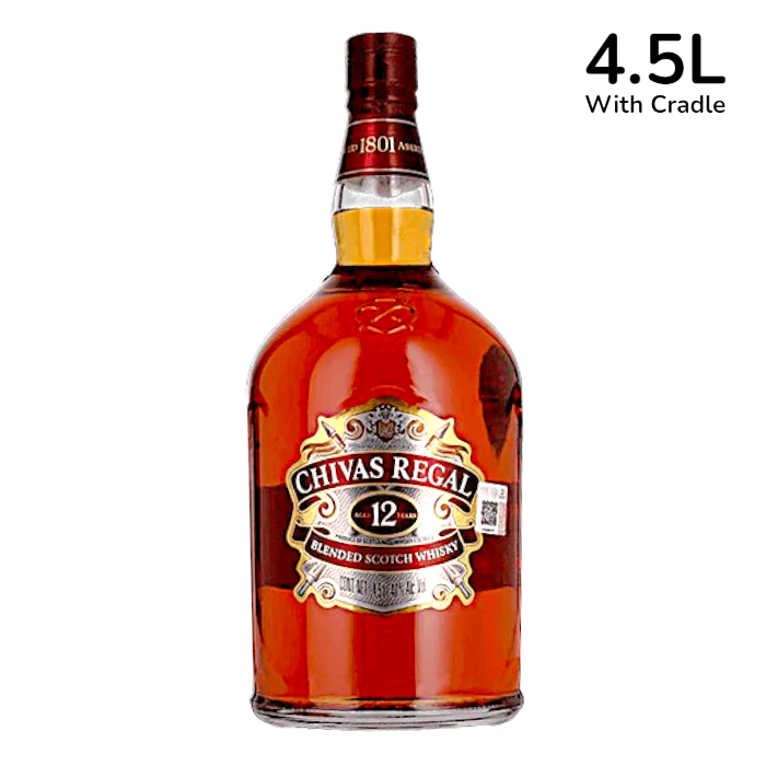 Chivas Regal 12 Years Whisky with Cradle 4.5L