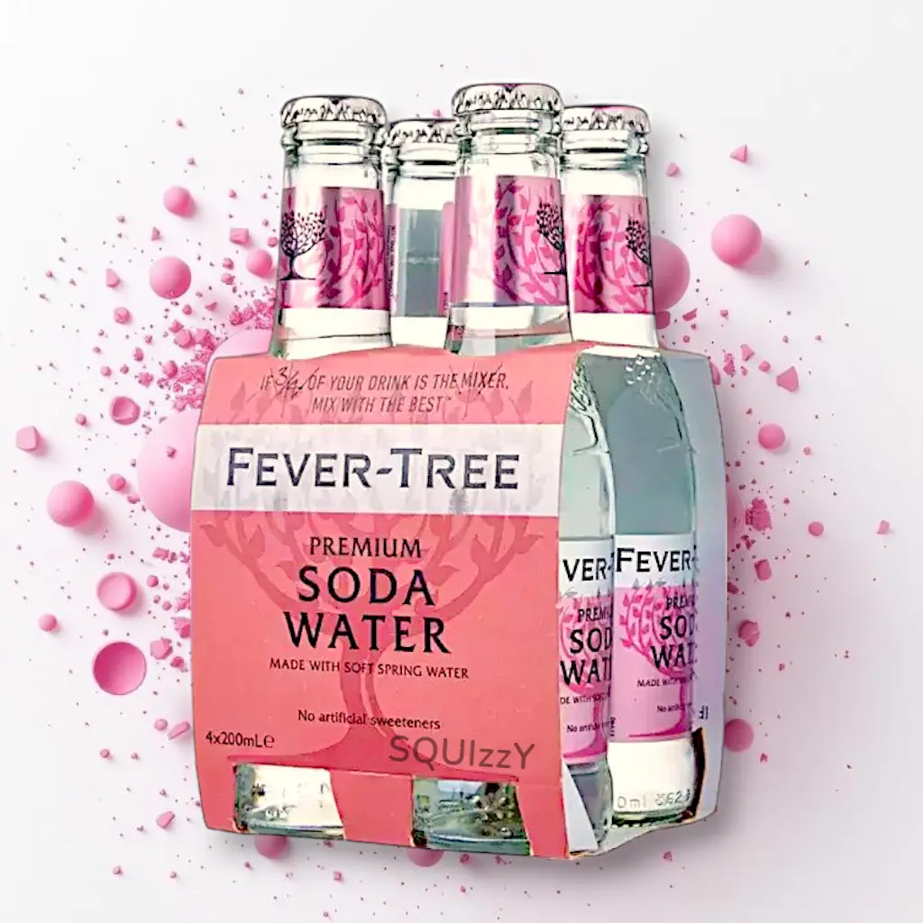 Fever-Tree Premium Soda Water Set 4 btls x 200mL