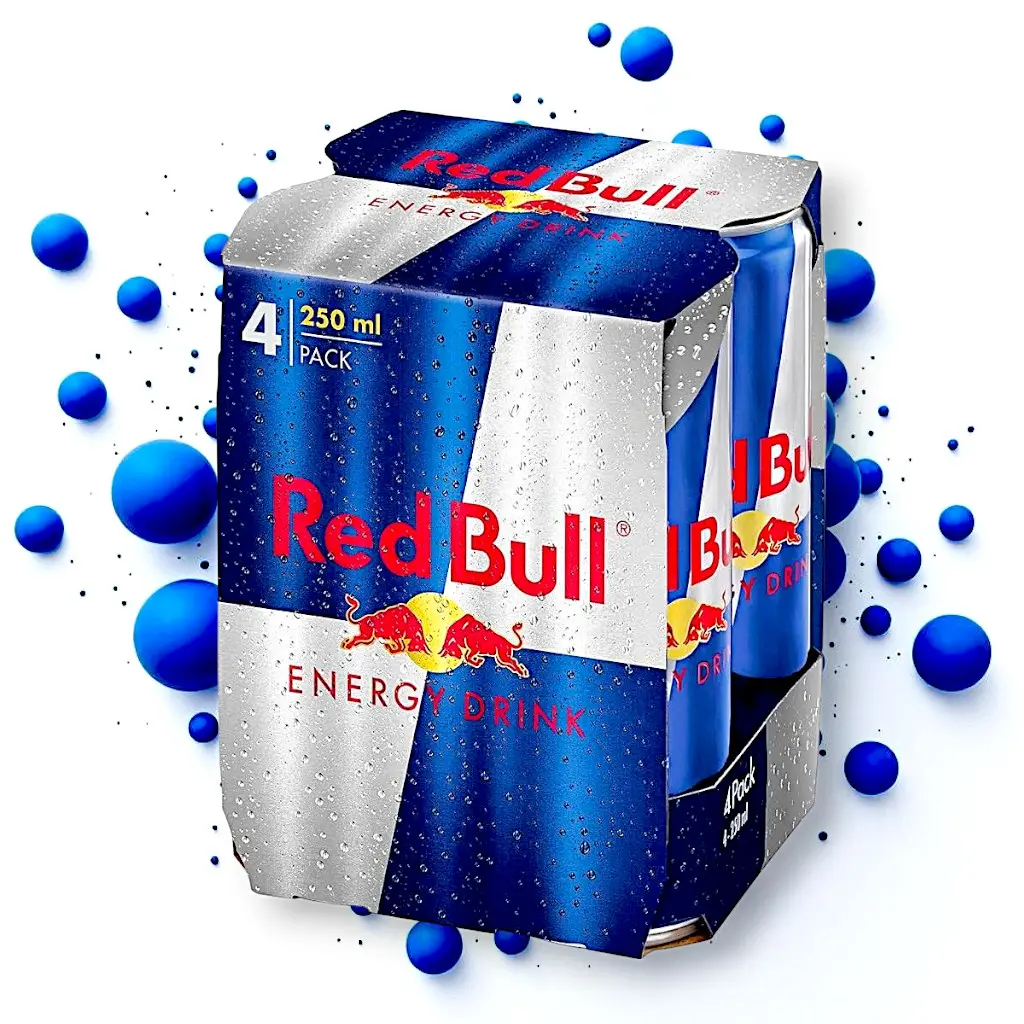 Red Bull Energy Drink Set 4 cans x 250mL