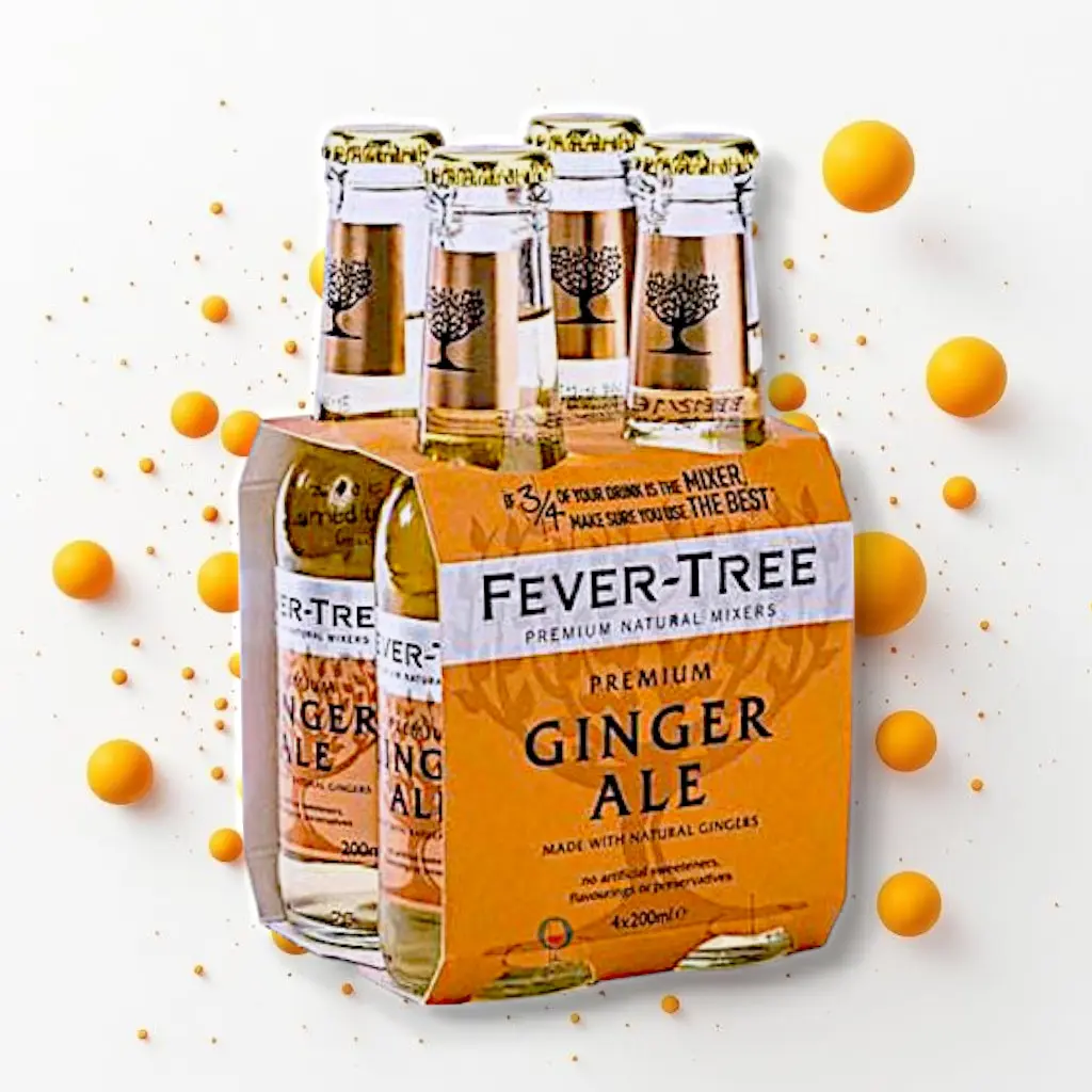 Fever-Tree Premium Ginger Ale Set 4 btls x 200mL