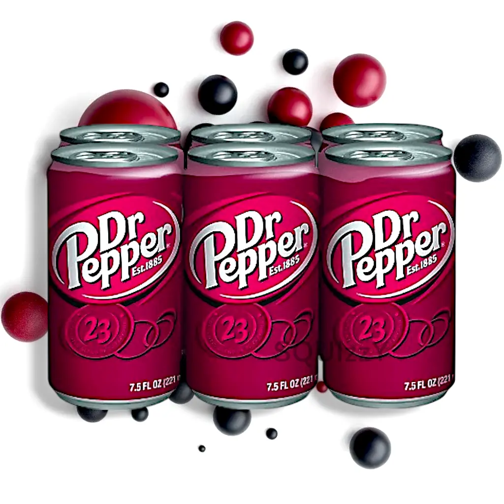 Dr Pepper Soft Drink Set 6 cans x 7.5 oz
