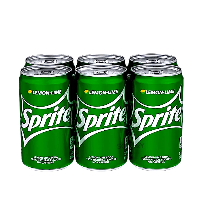 Sprite Soft Drink Set 6 cans x 7.5 oz